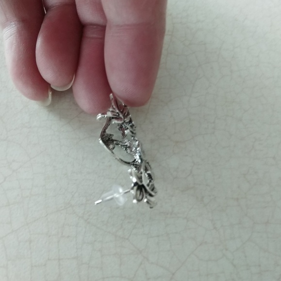 Sterling Silver Left Ear Climber - Picture 3 of 4